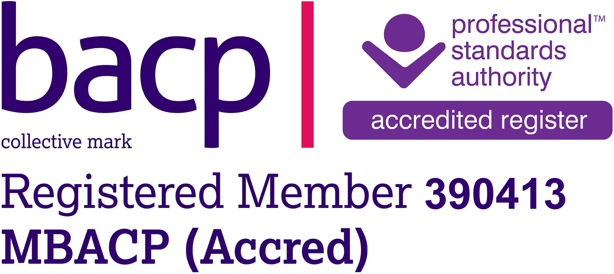 BACP logo for counsellor in Banbridge, County Down.